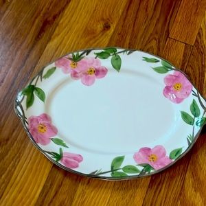 Franciscan desert rose large serving platter